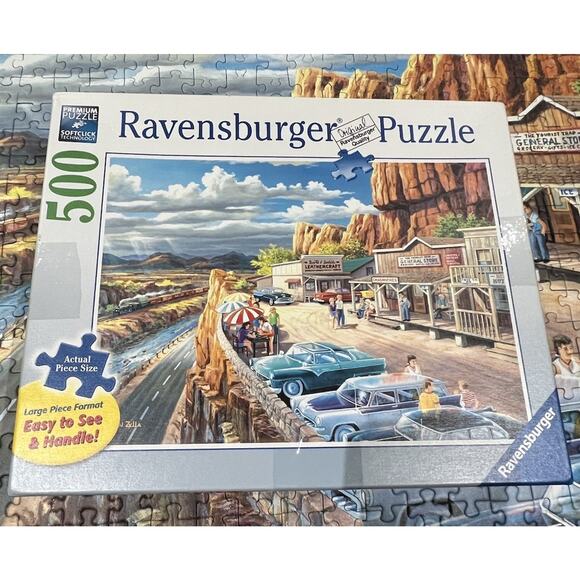 Ravensburger Scenic Overlook 500 Large Piece Format Puzzle Complete Adults Kids - Picture 4 of 8